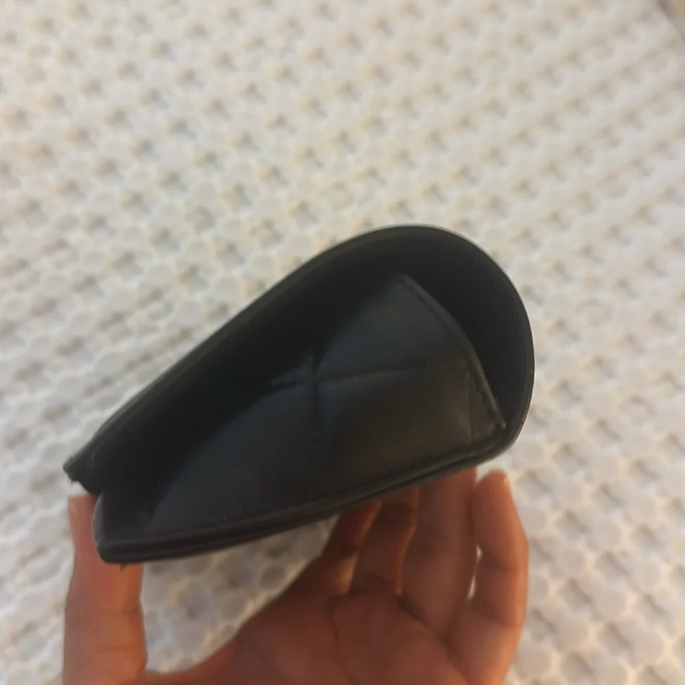 CHANEL  Lambskin Leather Sunglasses Case.